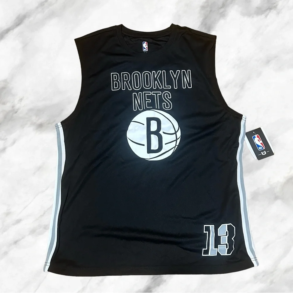 James Harden Brooklyn Nets Jersey NBA Players Association licensed Tank Mens XL